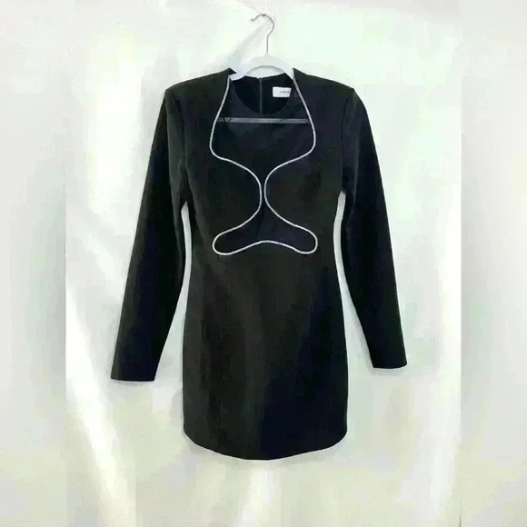 The Misha Hestia Mini Dress in Black Size Medium - Picture 6 of 16